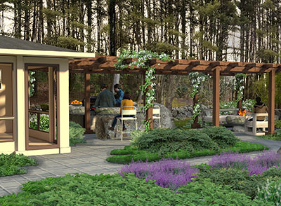 outdoor garden landscape architect